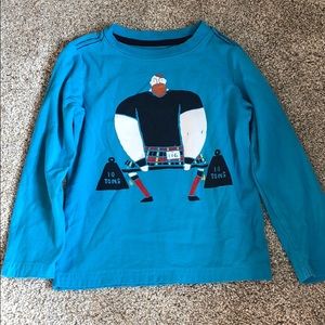 Tea Collection 4t Scottish weight lifter shirt